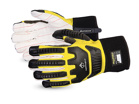 Superior Glove®  Clutch Gear® Anti-Impact Oilfield Glove w/ Kevlar® Reinforced  Thumb #Q18VSB 